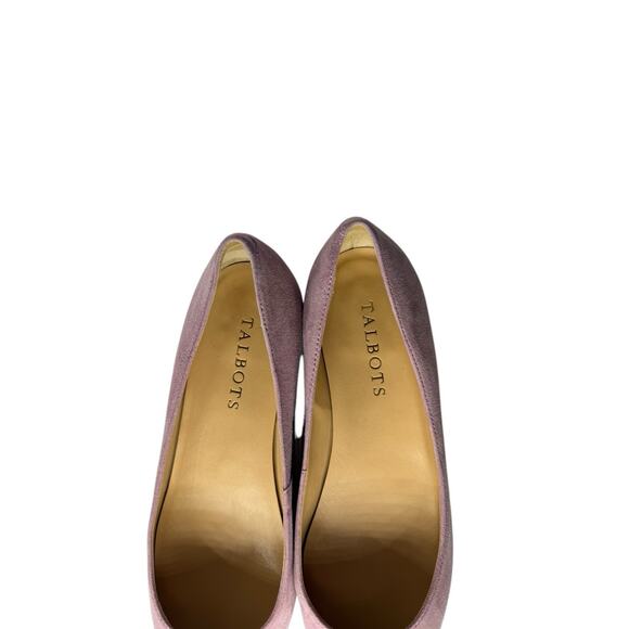 Talbots Women’s Edison Suede Ballet Flat Slip on Shoes 6M Pastel Violet Spring - Picture 5 of 6